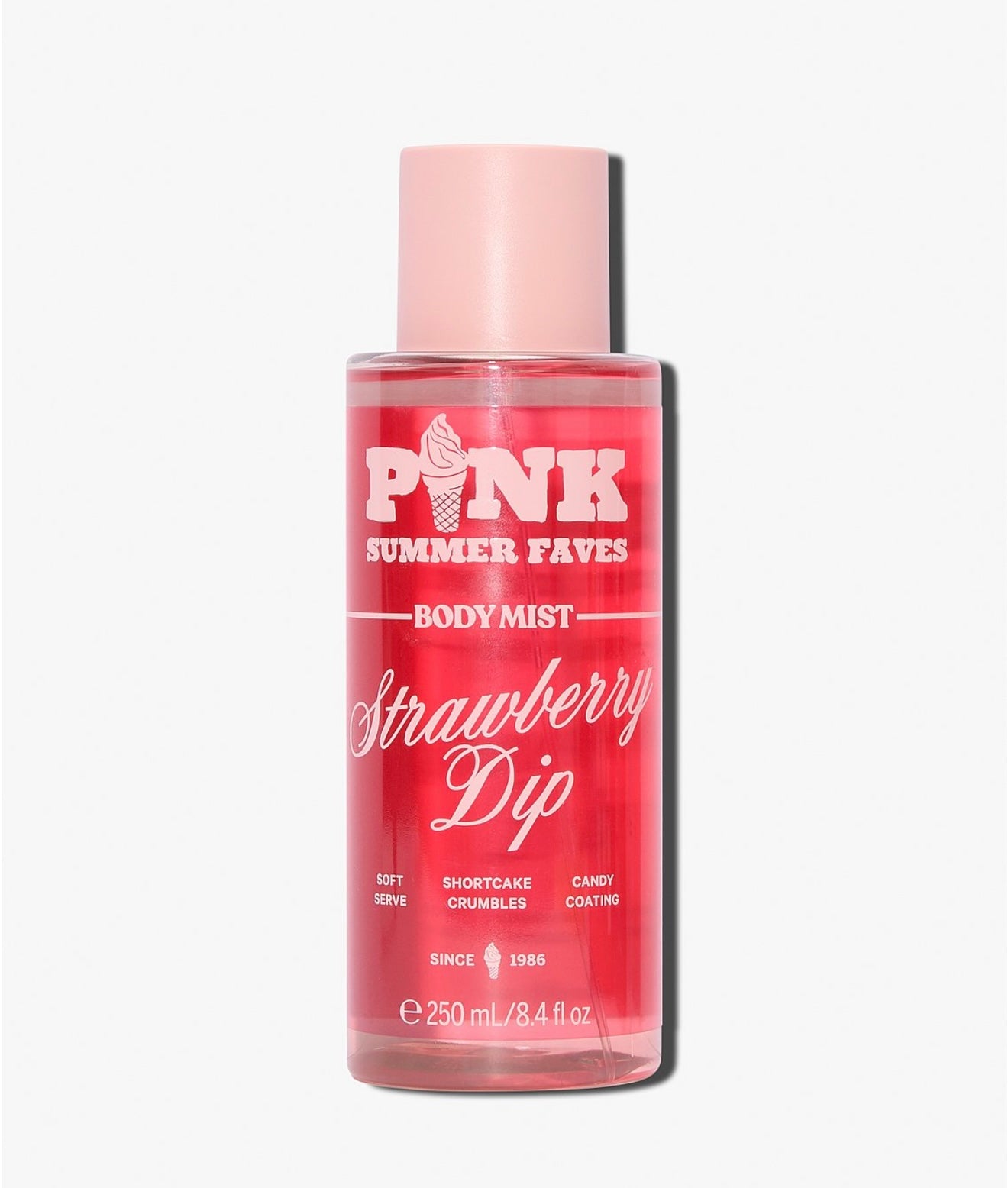 🍓 Strawberry Dip Body Mist – PINK Summer Faves (8.4 fl oz)