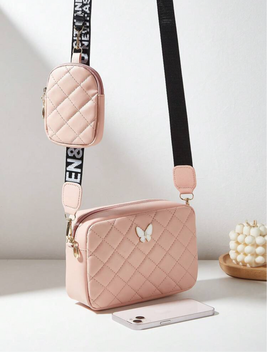“Bolso Mariposa Urban Chic – Rosa Pastel”