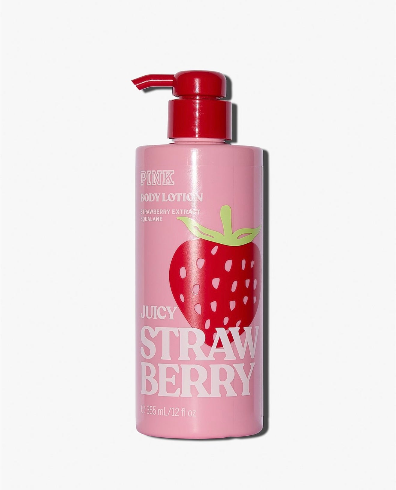 🍓 Juicy Strawberry Body Lotion – PINK (12 fl oz)