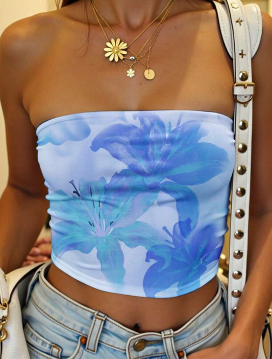 Top Bloom – Floral Bandeau