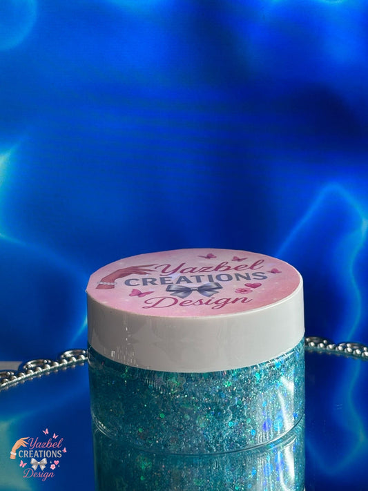 🧜♀️ Glitter Gel Aqua Dream (1 oz) – Yazbel Creations & Design