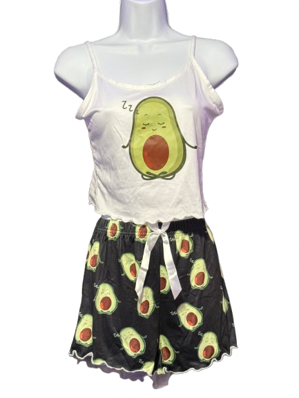 Set de Pijama con Estampado de Aguacate