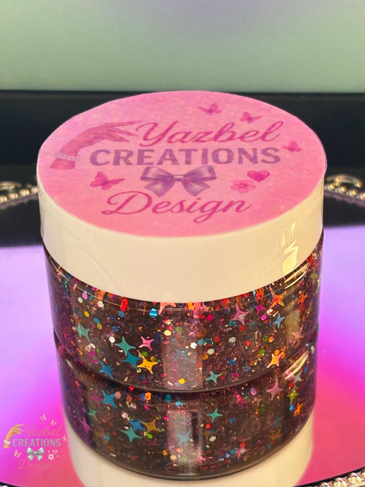 🌈 Glitter Gel Galaxy Stars (1 oz) – Yazbel Creations & Design