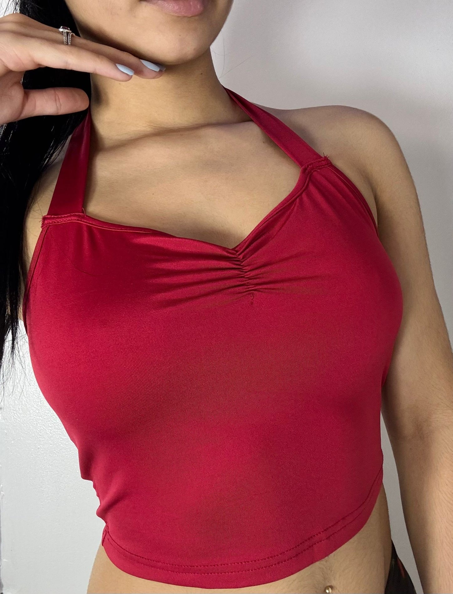 Red Flame Halter Top